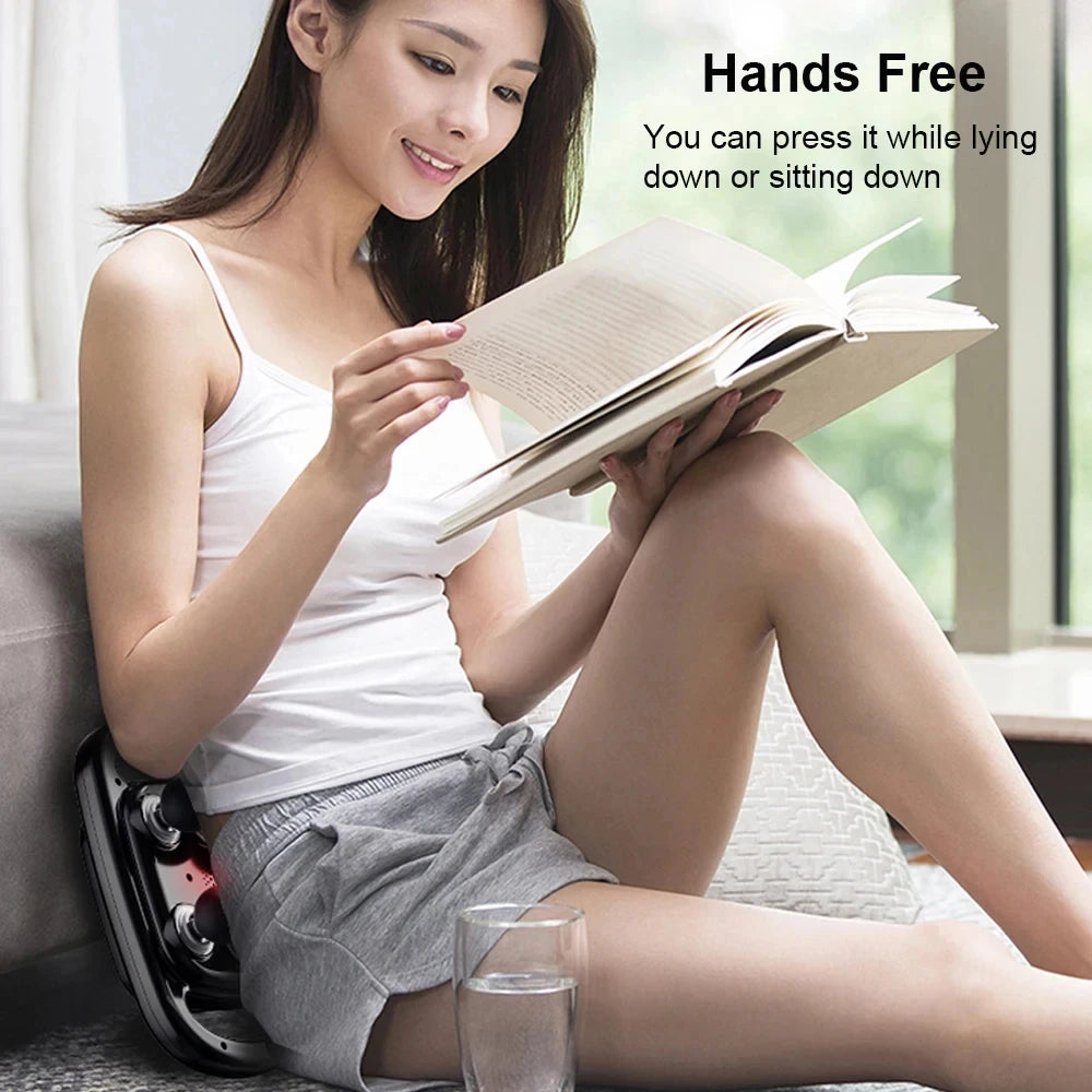 6-Head Muscle Massager for Deep Tissue Percussion & Relaxation, Body Tension from Neck, Shoulders, Legs