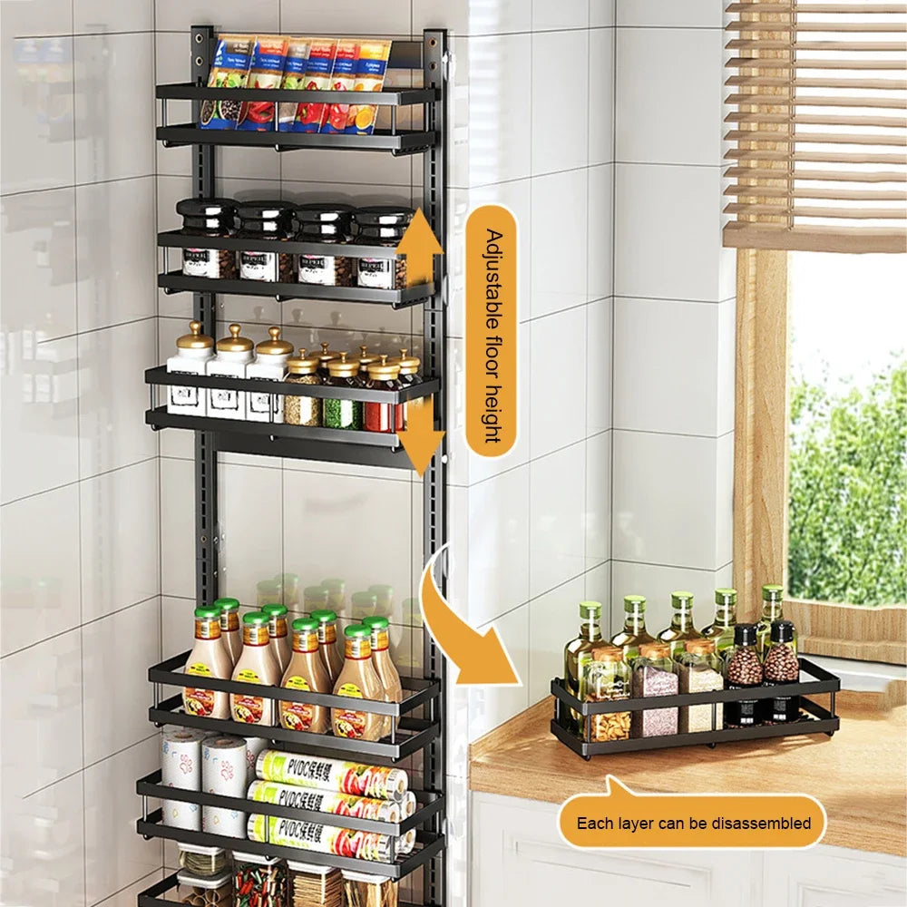 Tier Pantry Door Organization Hanging Basket Wall Spice Rack Over Door Pantry Organizer Kitchen Organizers And Storage Pantry