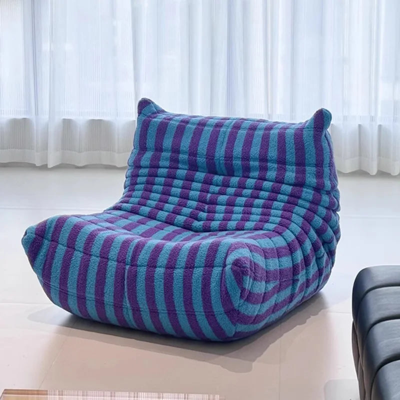 European Kawaii Living Room Sofas Boneless Design Ergonomic Comfortable Living Room Sofas Upholstered Cute Canapé Lit Furniture