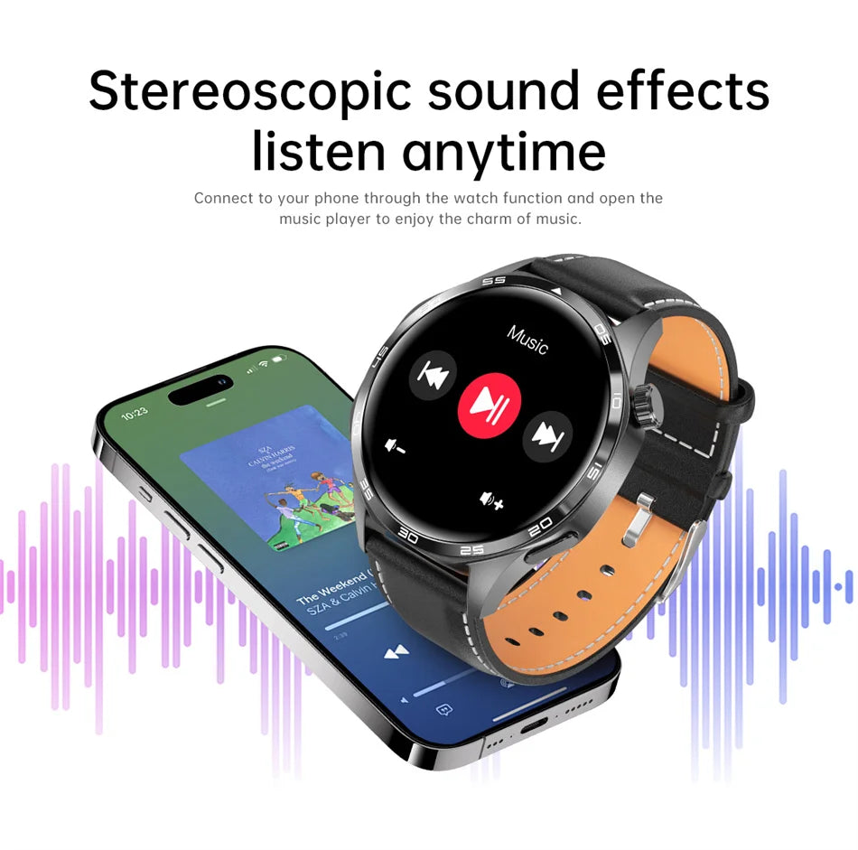 Smart Watch 5 Pro GPS NFC Smartwatch Men 360*360 AMOLED Screen Heart Rate Monitor Bluetooth Call IP67 Waterproof Men Smartwatch