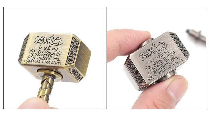 Hammer Metal Fidget Spinners Toy,EDC Desk Antistress Anti Stress Relief Toy For Adults Kids Children Autism ADHD Finger Spinner