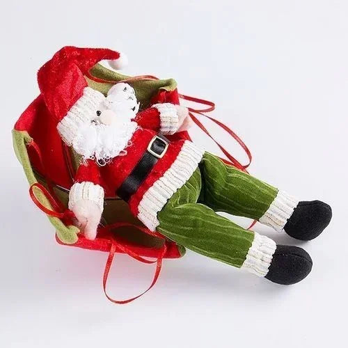 Christmas Santa Claus Smowman Hanging Decorations Parachute New Year Pendant Christmas Home Decoration Supplies Christmas Decor
