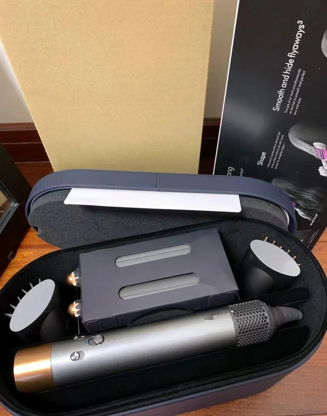 Curling Iron Wearing Hair Dryer Hot Comb Air Professional Curling Iron Hair Straightener Spazzola Capelli 다이슨 HS05 Cepillo