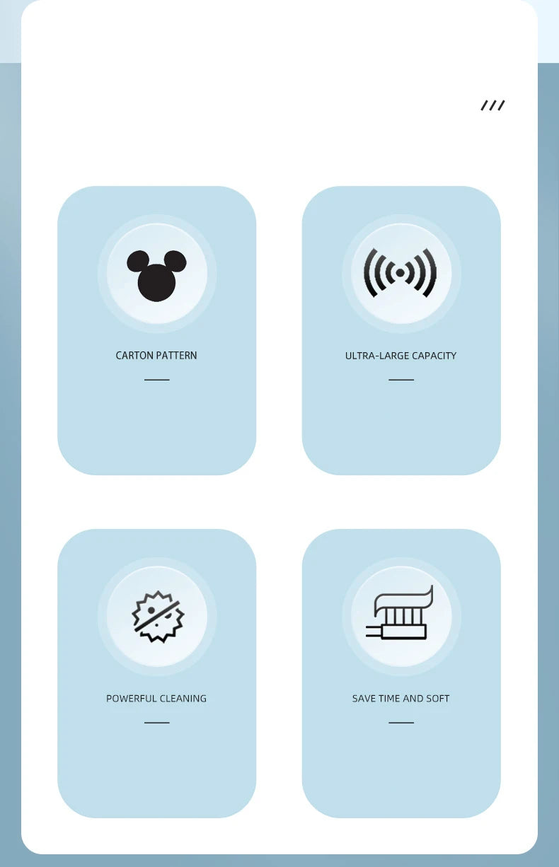 Oral B DB5510K Electric Toothbrush Children Rotary Teeth Brush Soft Bristles 2Min Timer Waterproof Battery Powered For 3-12 Ages