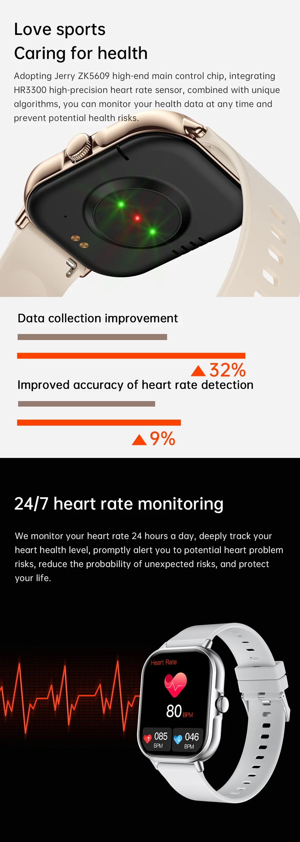 2025 2.01'' Smart Watch Bluetooth Call Play Music Smartwatch Fitness Clock Sport Waterproof Watches for Men Women iPhone Android