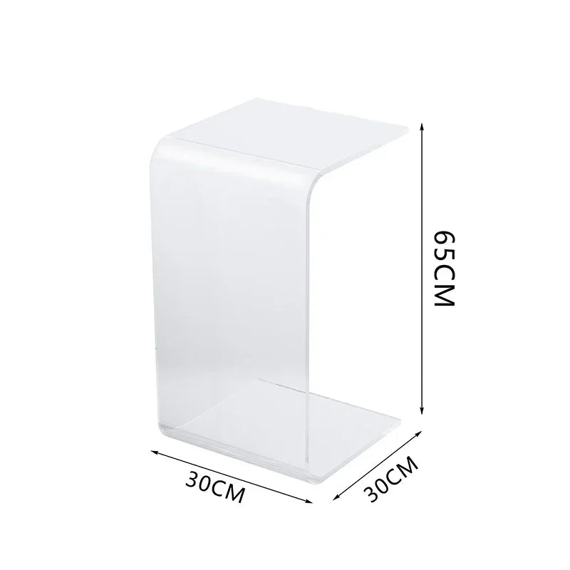 Acrylic Coffee Tables Sofa Small Side Table Modern Bedroom Nightstands Piaochuang Tea Desk Storage Desks Nordic Furniture