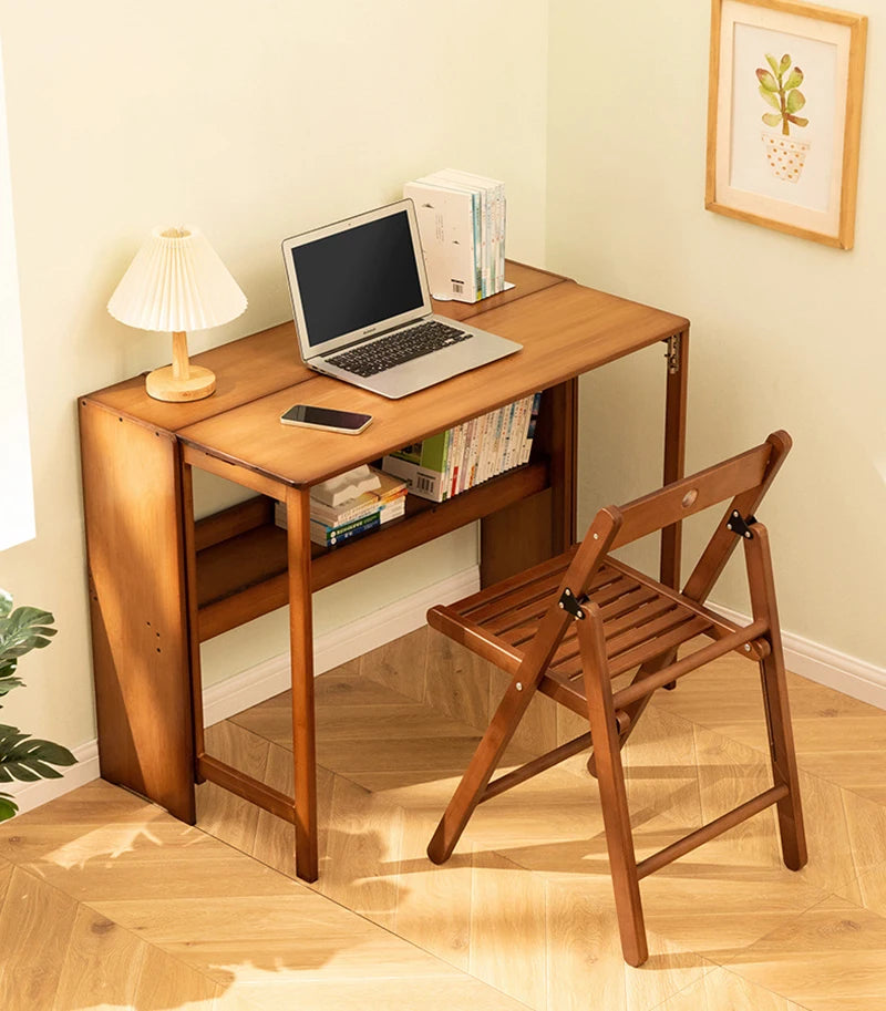 Folding Desk Computer Table Desk Student Household Small Desktop  Bedroom Bedside Writing Workbench