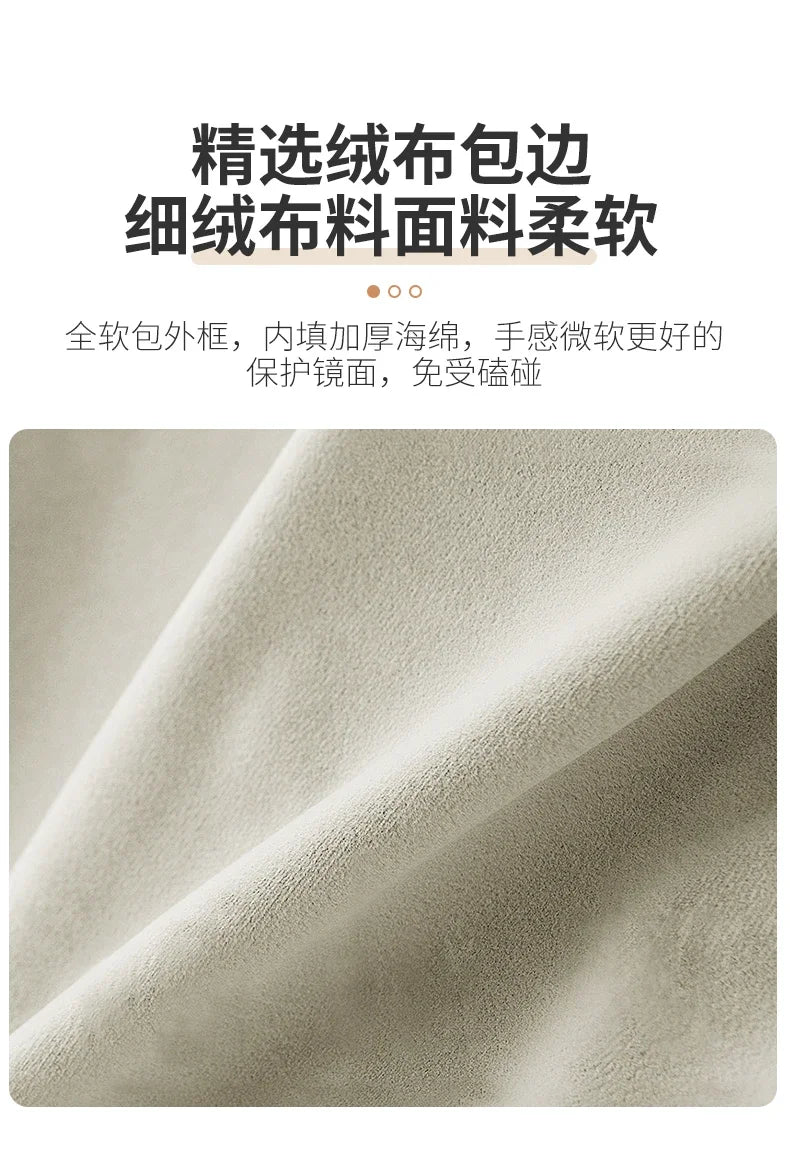 Art Modern Mirror Shower Traffic Art White Floor Korean Style Mirror Full Body Mirror Items Magnifying Espelhos Home Decorations