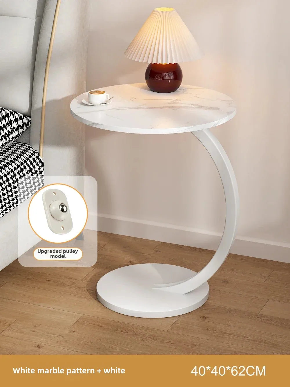 Designer Luxury Coffee Tables Gold Breakfast Minimalist Round Side Table Lounge Space Saving Mesa Auxiliar Living Room Furniture