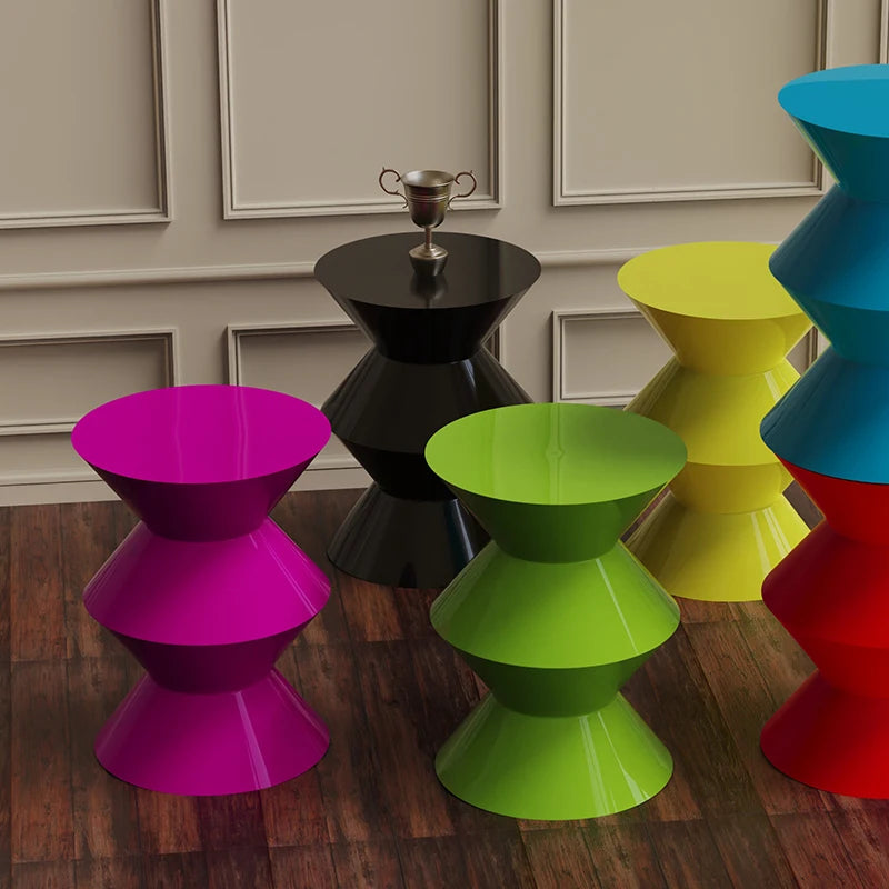 nordic Designer side stool coffee table  Small Round bed side table living room