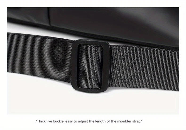 Crossbody Bag Fashionable Large Capacity Waterproof Lightweight Leisure Soft Comfortable Men Single Shoulder Bags