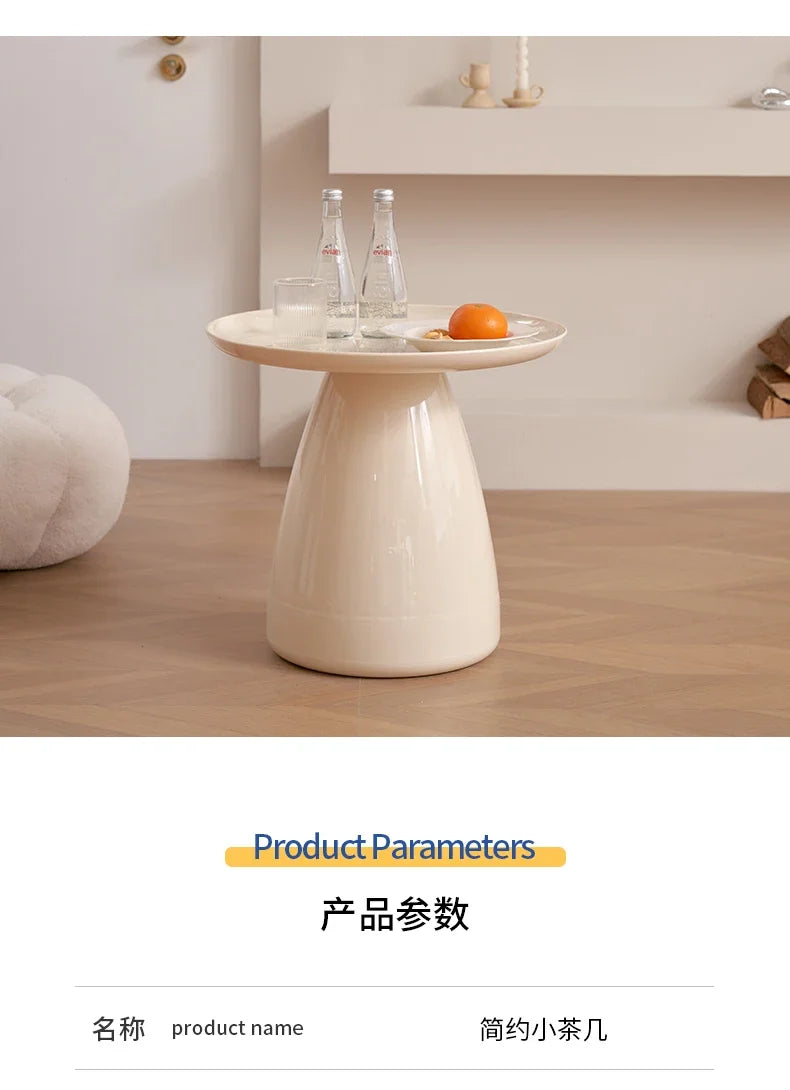 Designer Modern Coffee Table Living Room Nordic Round Glass Coffee Table Side Table