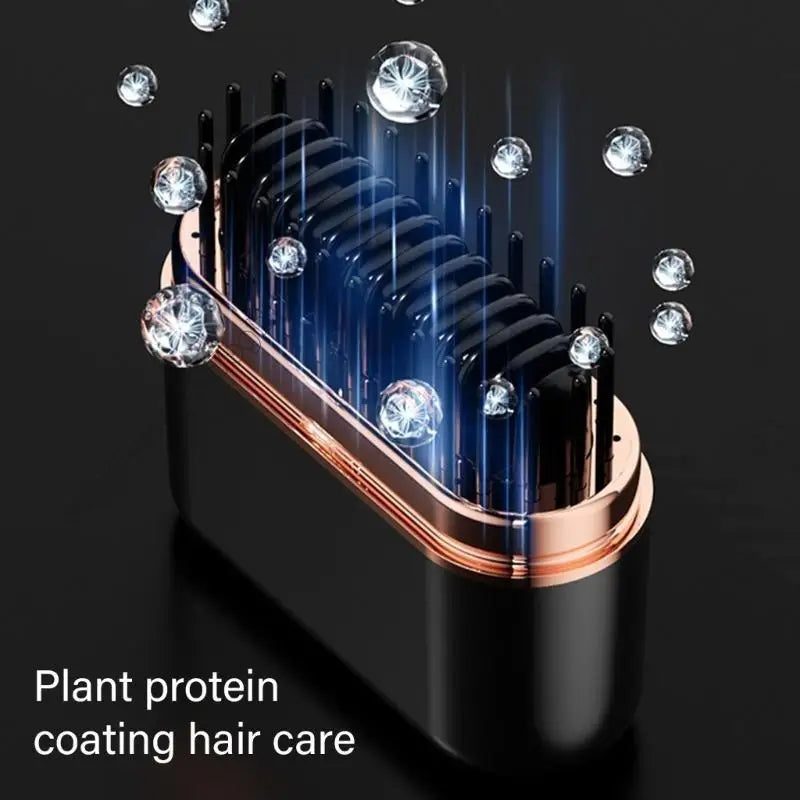 4XFB Wireless Hair Straightening Brush Styling Tool Hair Straightener Brush Convenient Electric Hot Comb Hair Straighteners