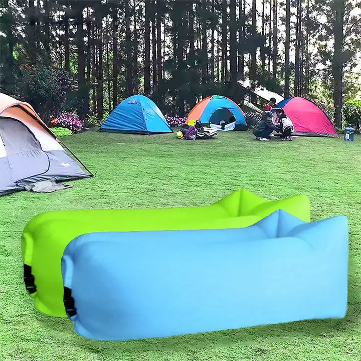 Inflatable Sofa Air Sofa Chair Portable Foldable Sleeping Bag WaterProof Couch Outdoor Camping Picnics Chairs Beach Accessories