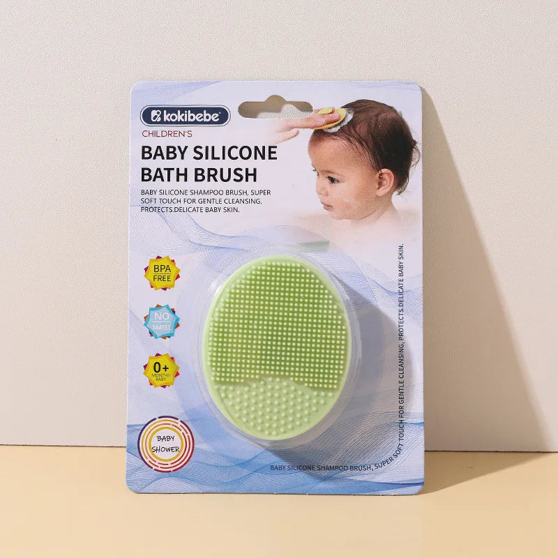 New Baby Care Accessories Fetal Head Fat Comb Infant Bathing Soft Comb Newborn Hair Cleaning Supplies Infant Comb Head Massager