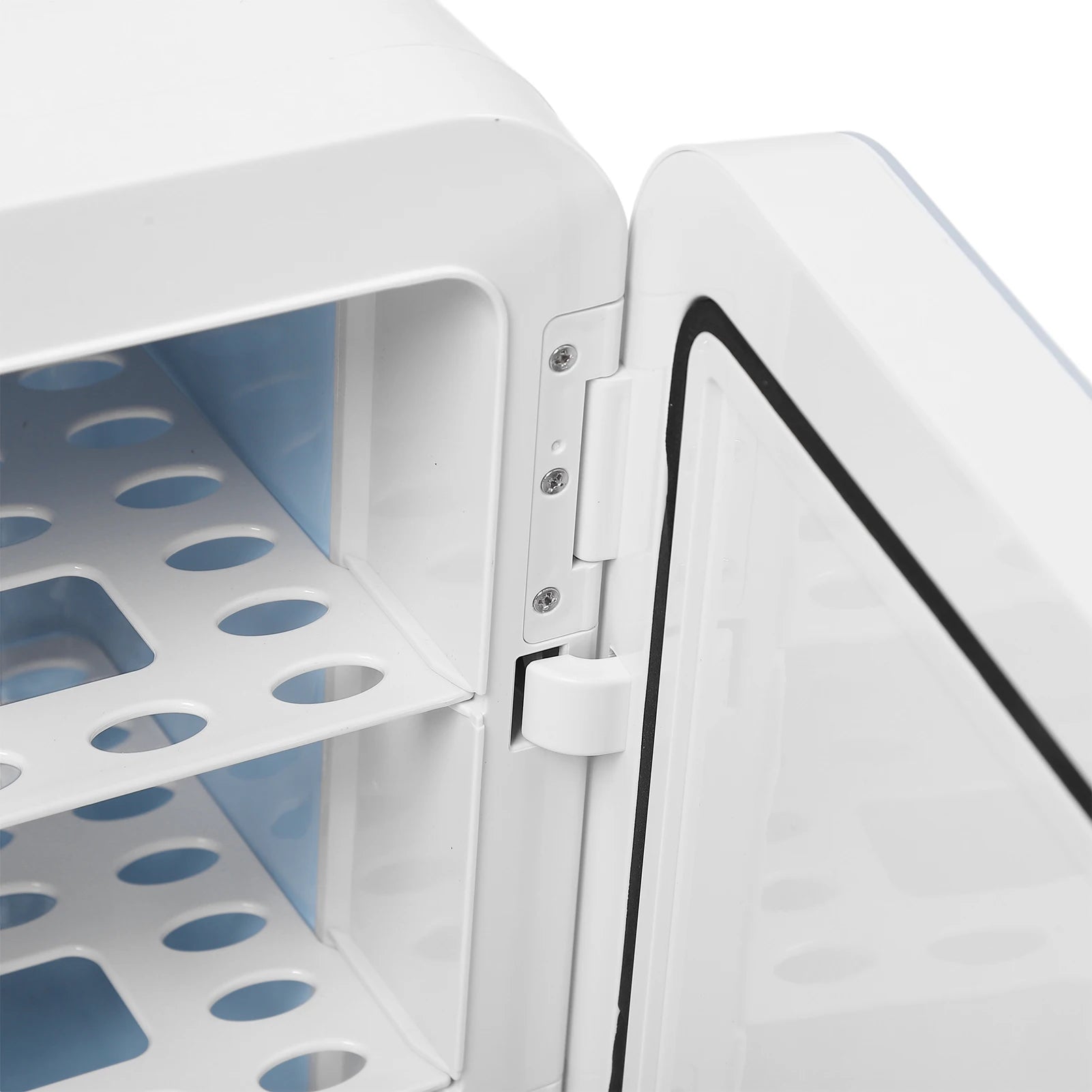 12L Small Fridge Multifunction Efficient Dual Core Digital Display Silent Portable Refrigerator for Bedroom Car Dorm Office