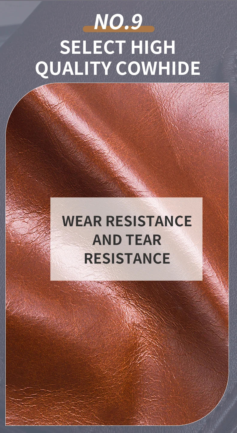 Bullcaptain Leather Large Capacity Chest Bag Men's Shoulder Bag with USB Port for Outdoor Casual Activities