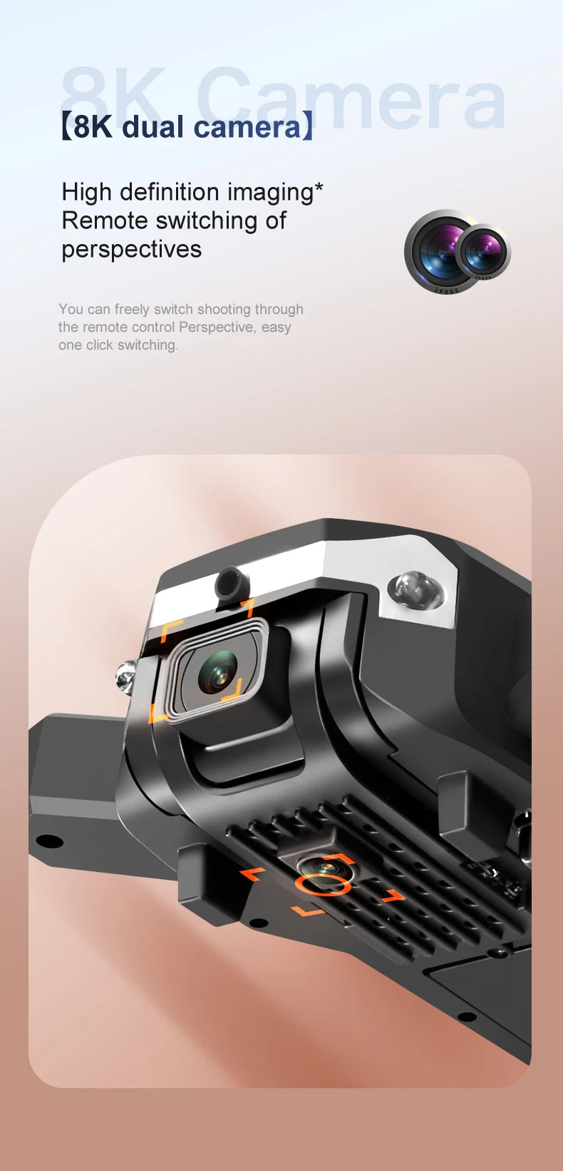 KBDFA G6 Drone Professional  4K HD Camera 8K No GPS Obstacle Avoidance RC Helicopter Brushless WIFI FPV Foldable Quadcopter Toys