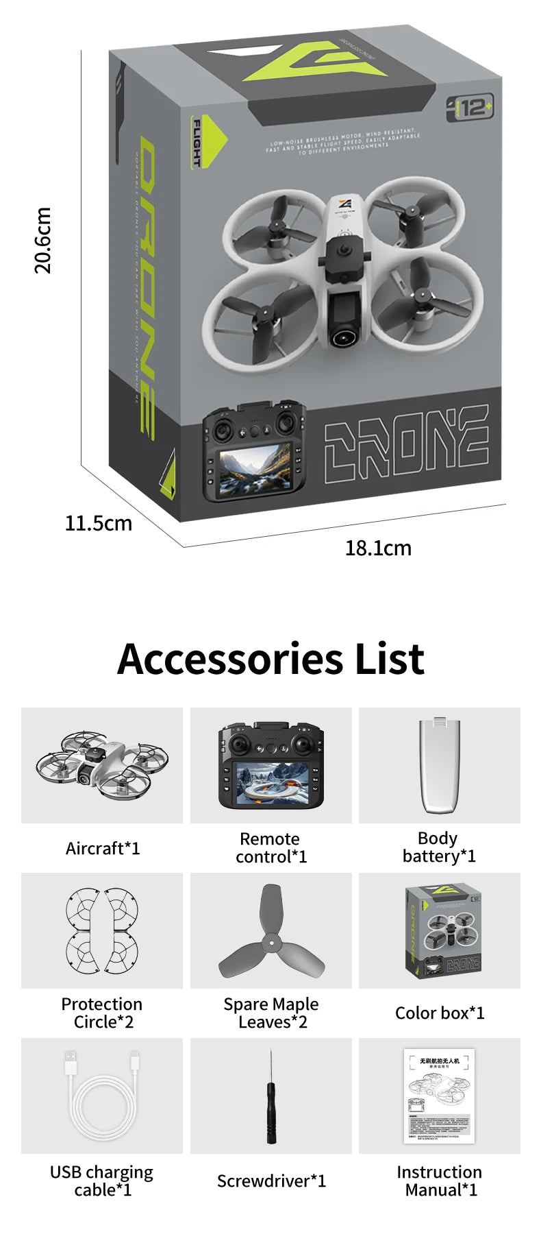 Professional Mini RC Drone 4K WIFI FPV HD Aerial Photography Brushless motor Optical Flow Positioning Dual Camera Quadcopter Toy