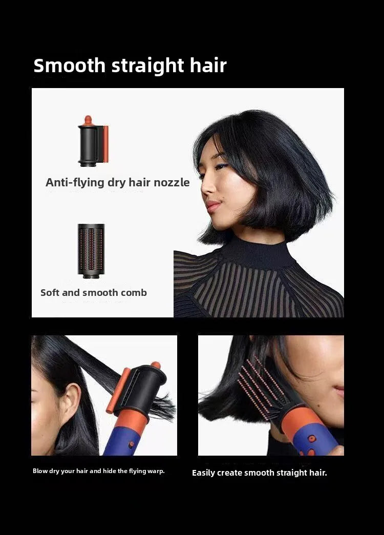2025 Curling Iron Wearing Hair Dryer Hot Comb Air Professional Curling Iron Hair Straightener Spazzola Capelli 다이슨 HS08 Cepillo