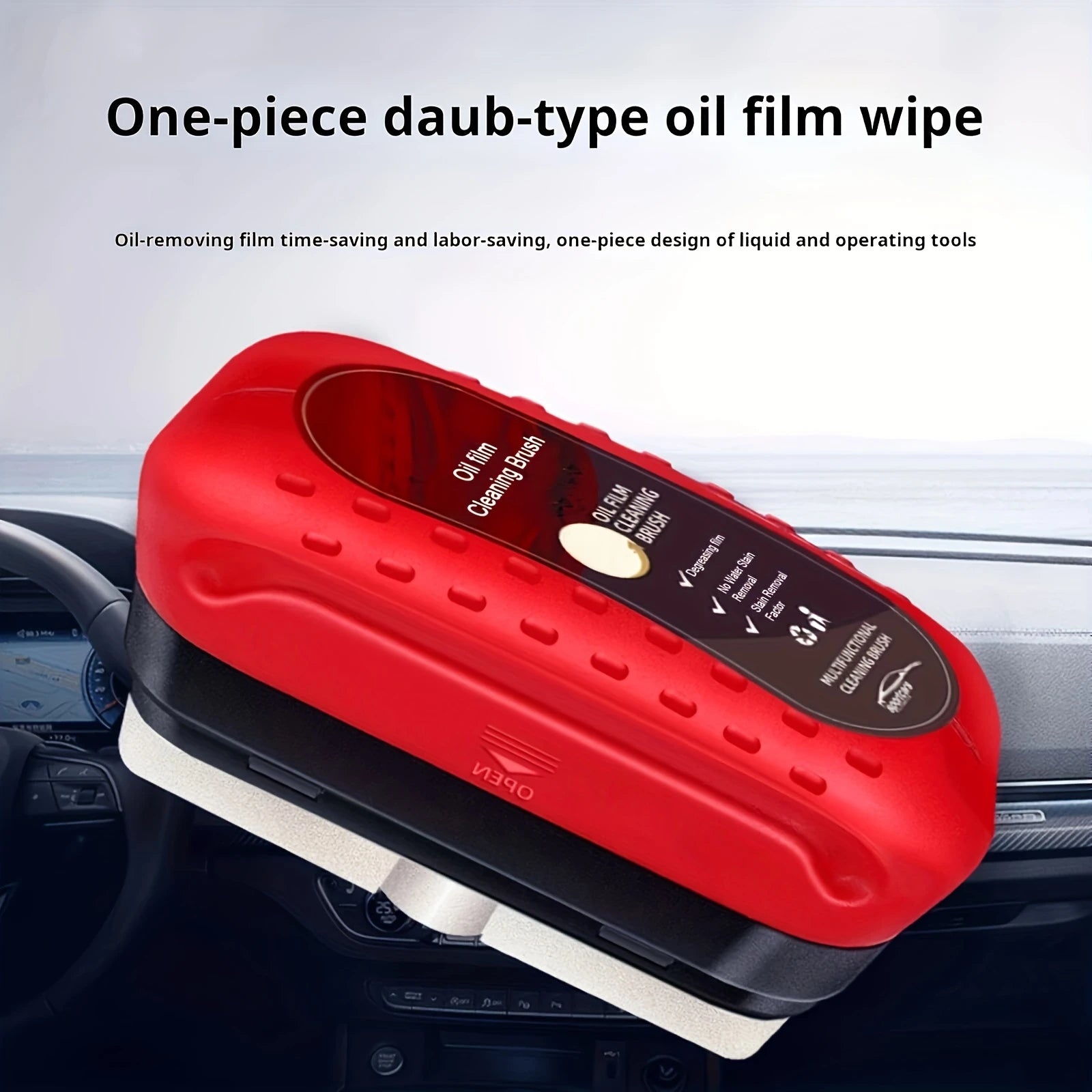Car Glass Cleaner Cleaning Agent Powerful Windshield Cleaner Car Glass Sponge Cleaning Brush Water Spots Stain Auto Removal Oil
