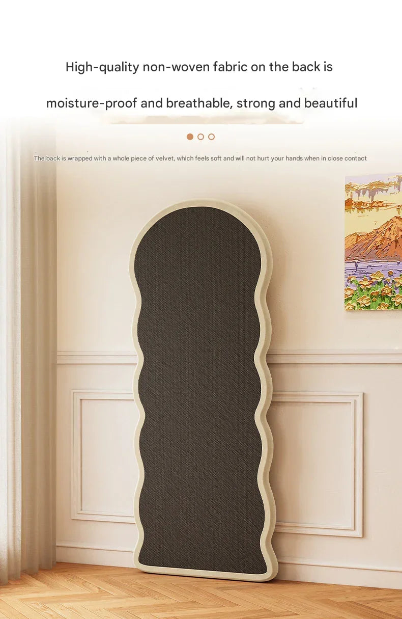 Art Modern Mirror Shower Traffic Art White Floor Korean Style Mirror Full Body Mirror Items Magnifying Espelhos Home Decorations