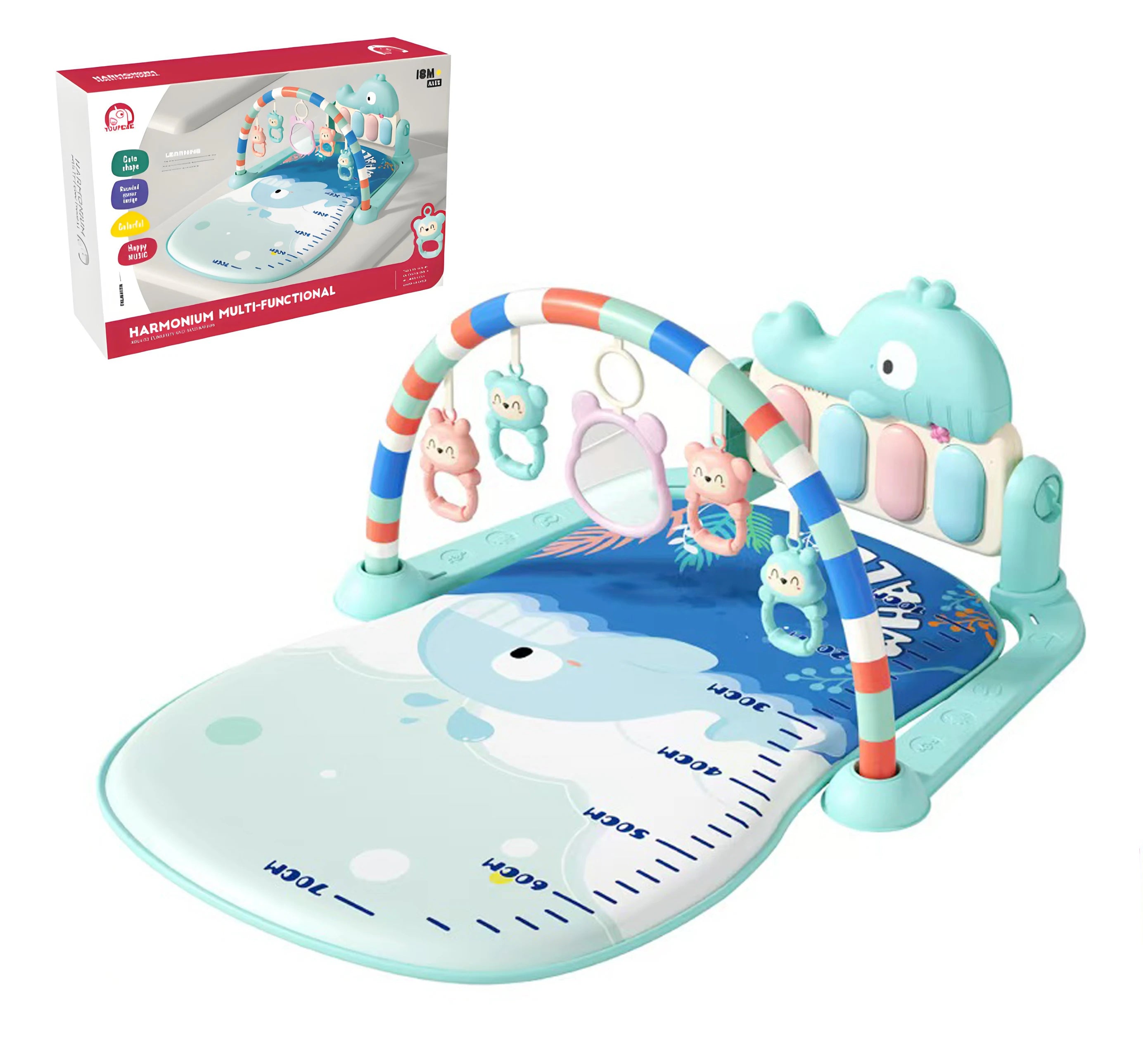 Baby Pedal Piano Fitness Stand Music Play Newborn Piano Crawling Blanket Early Educational Toys Play Mat 0-36 Months Baby Gifts