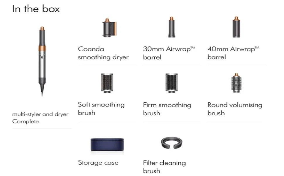 Curling Iron Wearing Hair Dryer Hot Comb Air Professional Curling Iron Hair Straightener Spazzola Capelli 다이슨 HS05 Cepillo