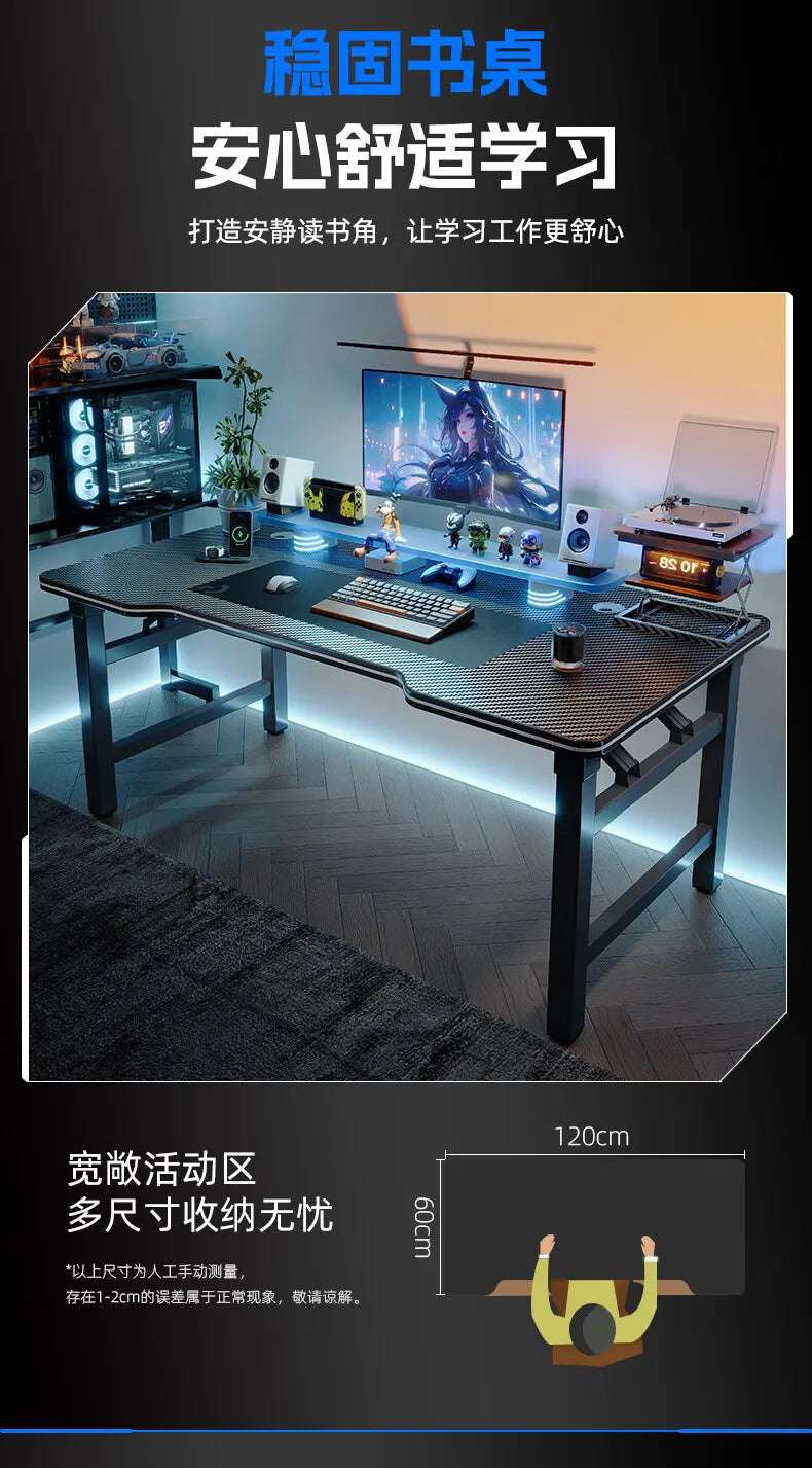 Modern Folding Computer Desk Light Designer Standing Gaming Office Desk Height Adjustment Bureaux De Chambre Furnitures
