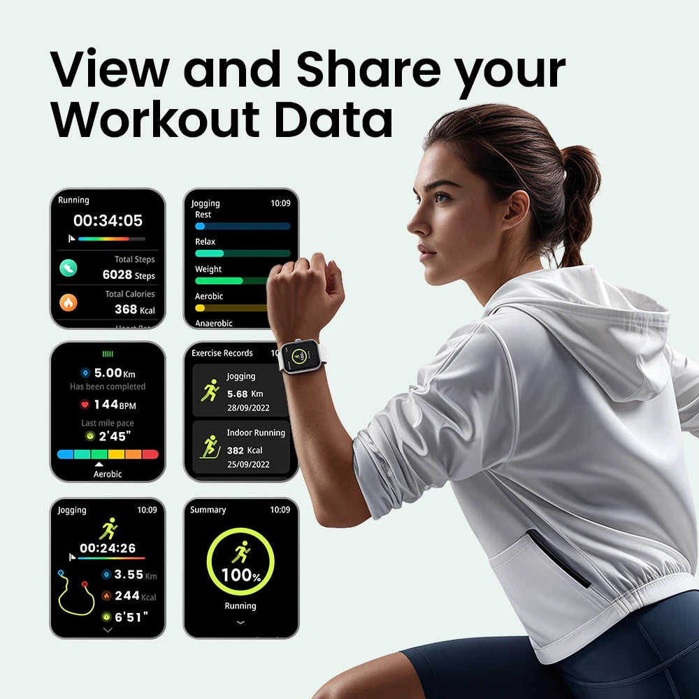 HAYLOU Watch 4 GPS Smartwatch 1.93'' HD Display Bluetooth Phone Call Health Monitoring IP68 Waterproof Smart Sport Watch