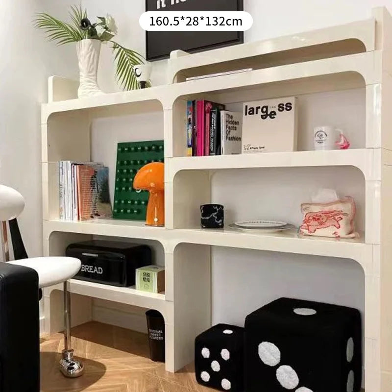 Module Modular DIY Furniture Storage Shelf Bookrack Bookshelf Bookcase Plastic ABS Customized Size Cabinet Multi-function