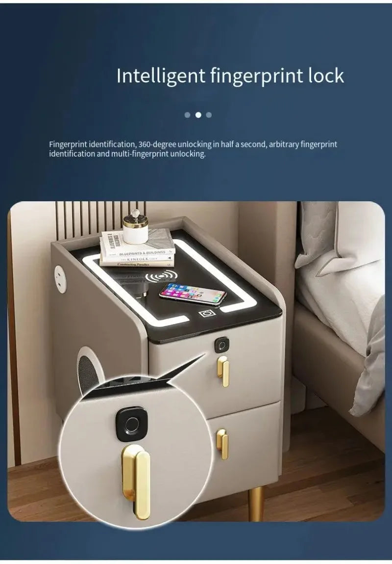 Night Table Bedside Nightstands Bedroom Bedside Furniture Gamer Narrow Bed Desk Nordic Drawer Closets Meubles De Chambre