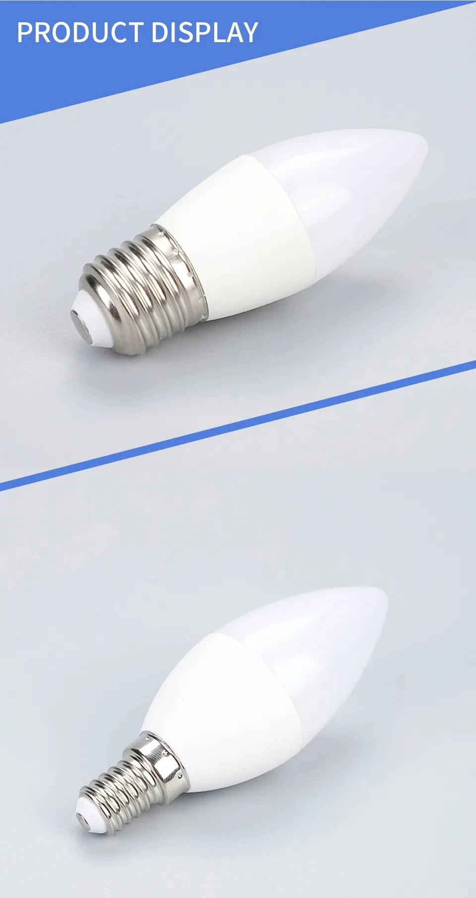 10pcs E27 E14 Led Bulb 220V Candle Bulb Energy Saving Lamp 3W 6W 9W 12W Led Chandelier Light Spotlight Led for Home Decoration