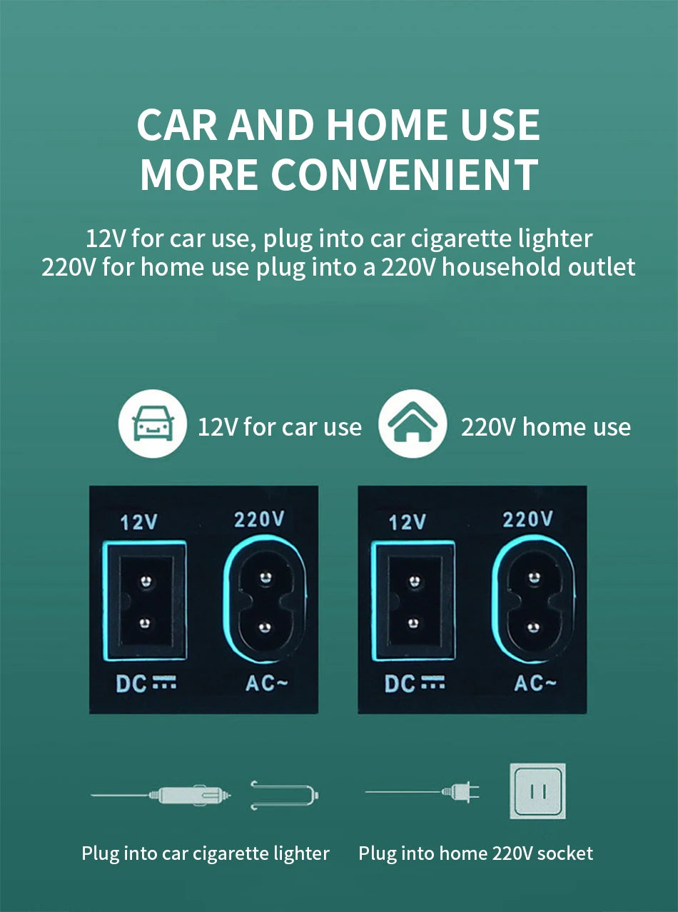 New 2025 20L car mini small refrigerator household cosmetics car refrigeration portable small refrigerator