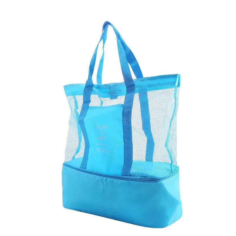 Tote Waterproof Bento Bag Swimming Bag Travel Storage Beach Bags Insulated Double Layer Picnic Ice Bag