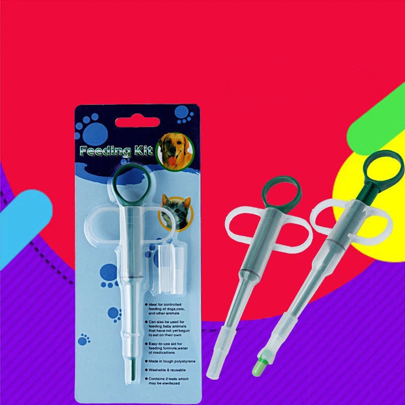 Pet feeding syringe safe and comfortable pet cat dog feeding medicine stick deworming liquid medicine syringe pet supplies