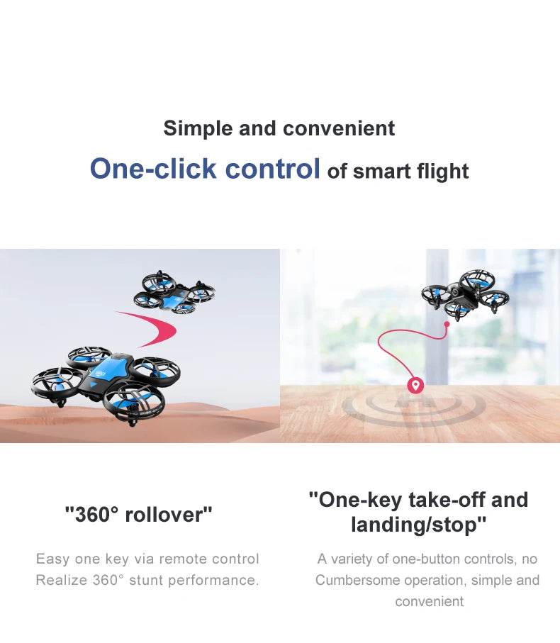 4DRC V8 Mini Drone 4k profession HD Wide Angle Camera 1080P WiFi fpv Dron Camera Height Keep Drones Camera RC Quadcopter Toys