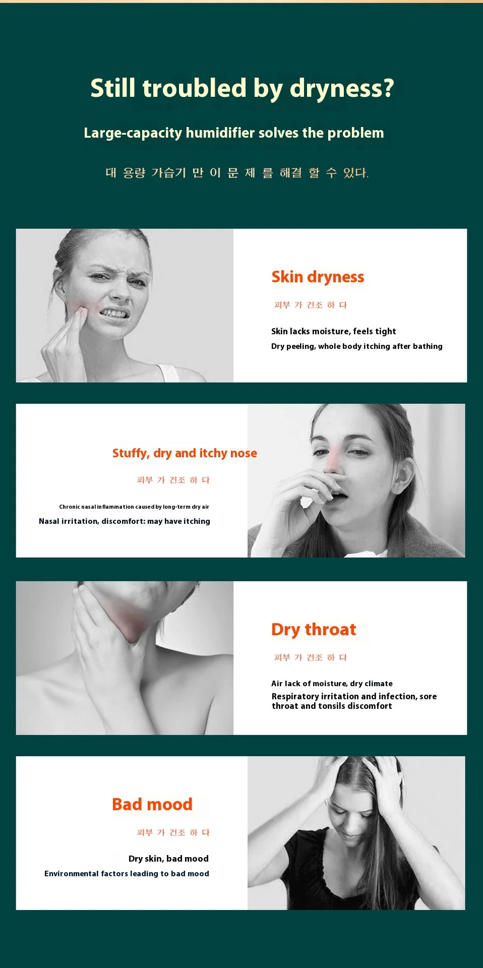 Large Capacity Dual Spray Humidifier Usb Home Bedroom 2L Silent Water Replenisher Air Purifier Wireless Water Diffuser Office