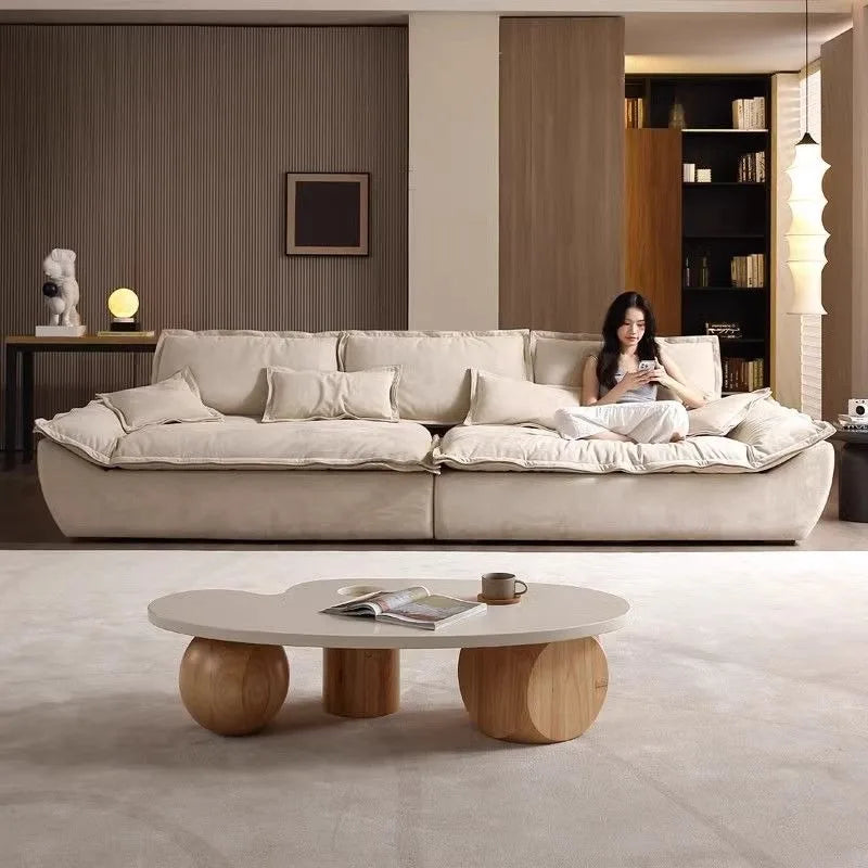 Minimalist Living Room Sofas Oversized Cushion Individual Nordic Living Room Sofas 2 Seater Modern Divano Soggiorno Furniture