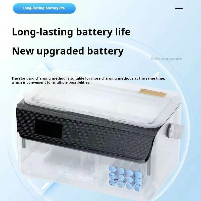 13600mAH*2 Insulin Cooler Mini Medicine Portable Refrigerator Smart Temperature Control LCD Display Medical Fridge for Travel