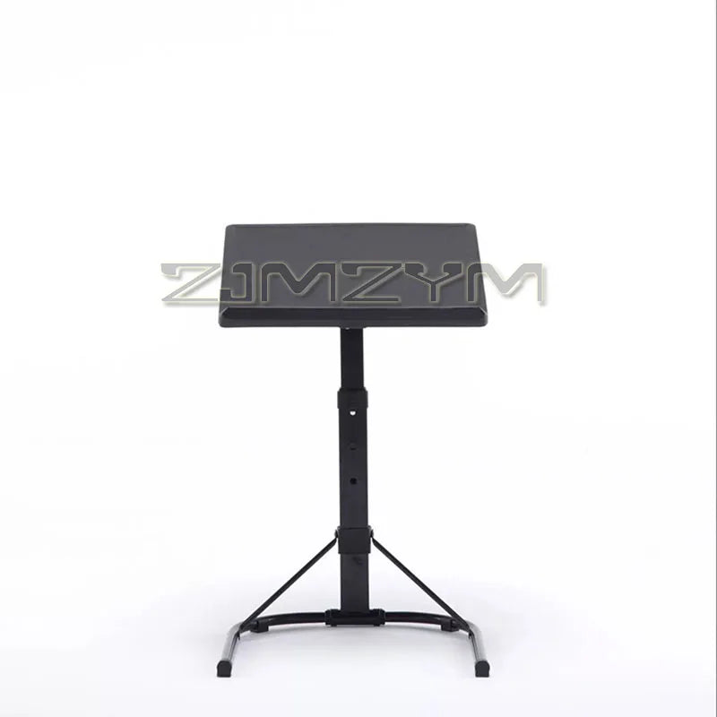 Folding Laptop Table Portable Vertical Computer Desk With Adjustable Height Tilt Angle Liftable Mobile Office Table Bedside Sofa