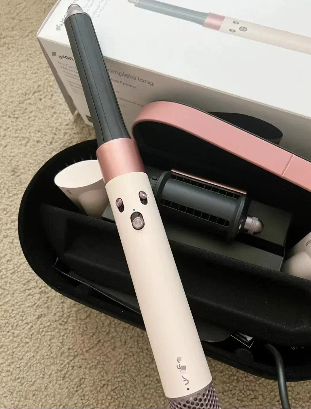 Curling Iron Wearing Hair Dryer Hot Comb Air Professional Curling Iron Hair Straightener Spazzola Capelli 다이슨 HS05 Cepillo