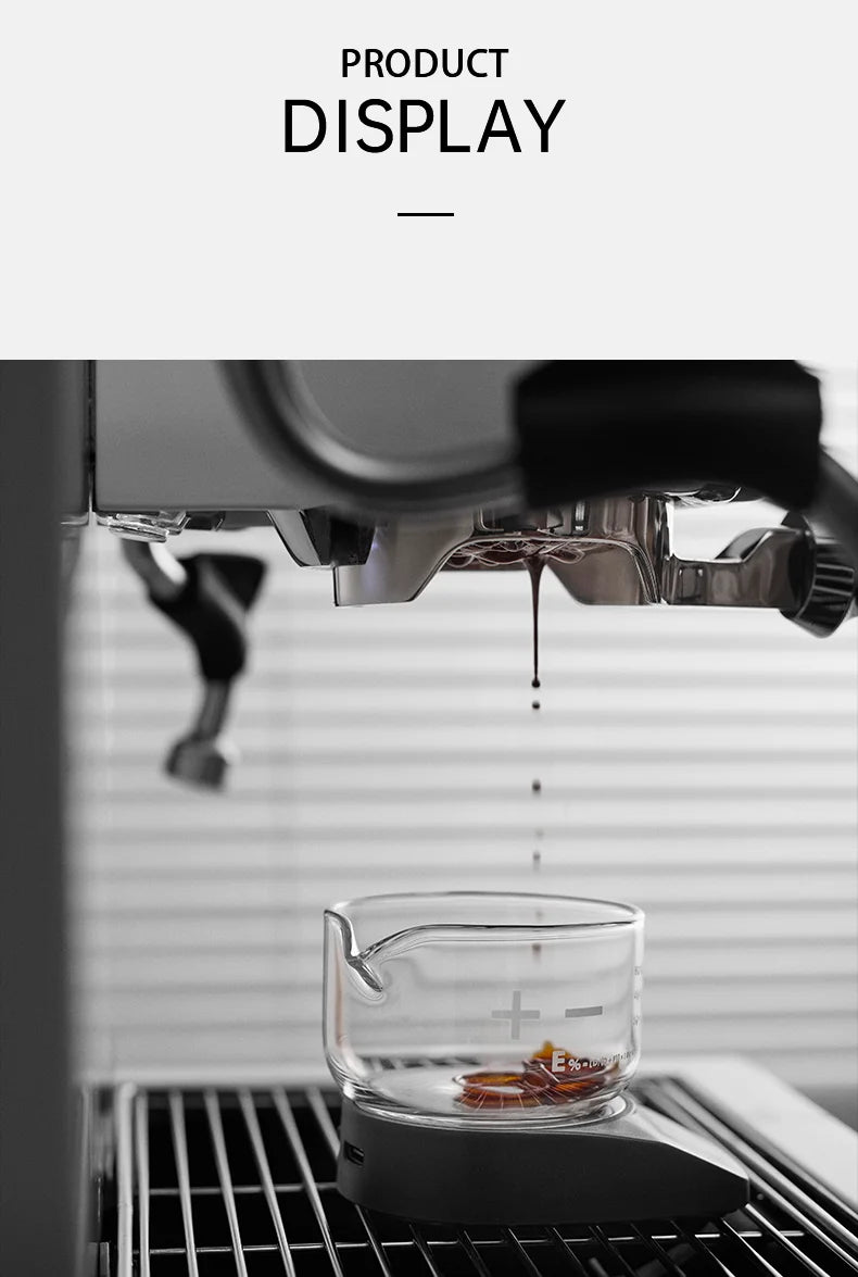 MUVNA Mini Electronic Scale Espresso LED Weighing 0.1g High Precision Measures Portable Coffee Scale With Powder Receiving Cup