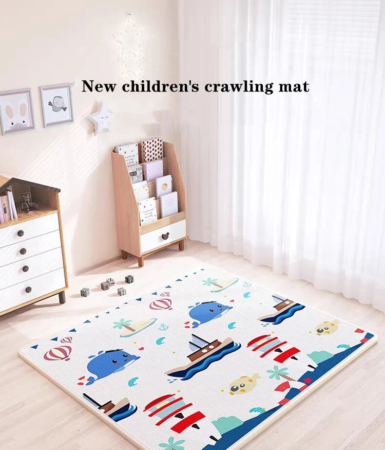 Baby Crawling Play Mats New EPE Thick Folding Carpet Play Mat for Children's Safety Mat Kids Rug Playmat 2 Thicknesses To Choose