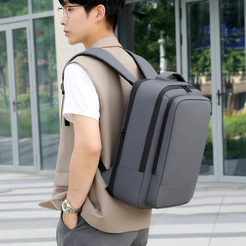 Rilibegan Men Travel Backpack Expand Oxford Big Capacity USB Charge Business Male Backpacks Computer Men Backpacks