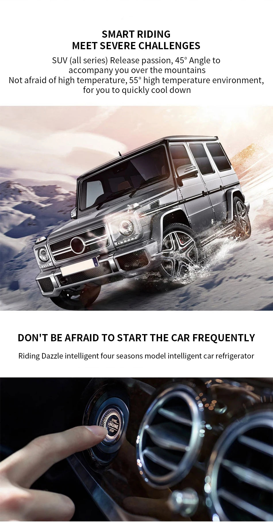 Car refrigerator compressor large truck refrigerated freezer car home dual-use refrigeration mini small freezer 12V24V