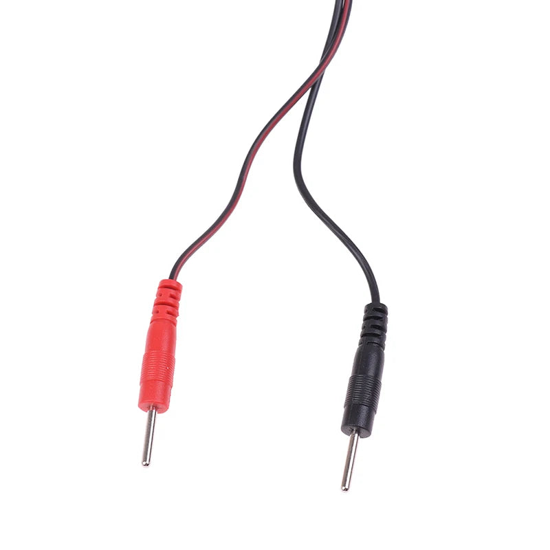 2/4Button Electrotherapy Electrode Lead Electric Shock Wires Cable For Ten Massager Connection Cable Massage & Relaxation