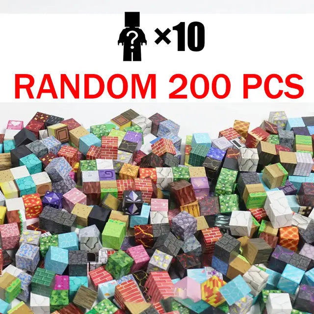 10-500PCS Magnetic Building Blocks Magnet Set Bricks Mini World STEM Construction DIY Educational Toys For Kids Birthday Gifts