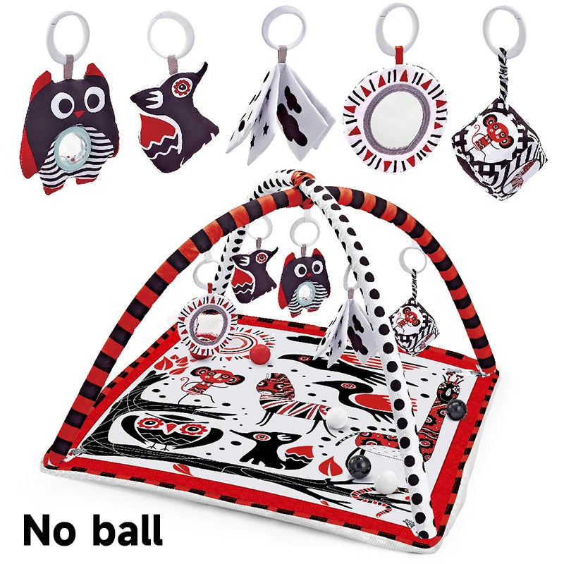 Baby Play Gym Play Mat Tummy Time Activity Game Pad 0-36 Months Newborn Baby Crawling Blanket Baby Fitness Stand Toys Gifts