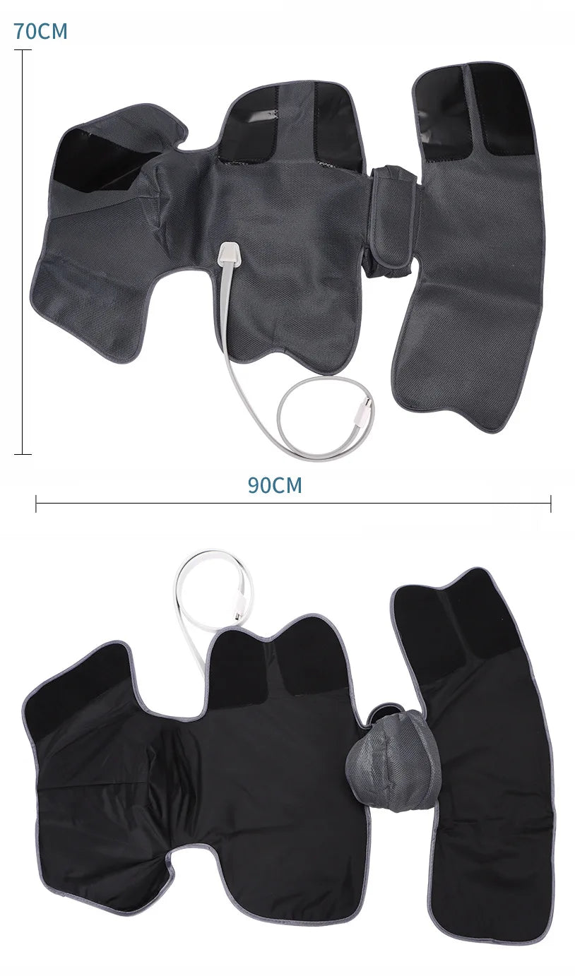 Home Air Wave Leg Massager with Intelligent Inflatable Air Pressure Therapy for Circulation Beauty Instrument